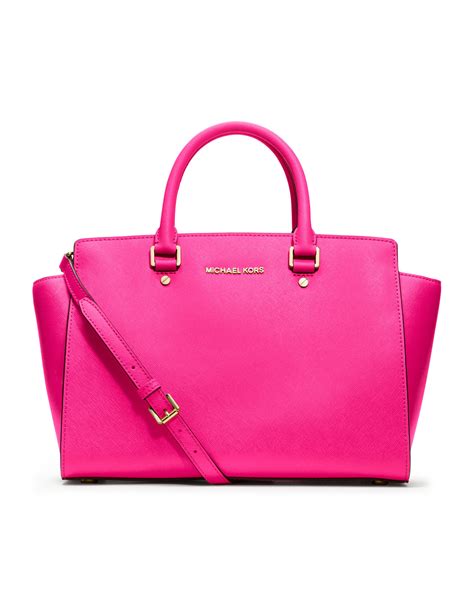 michael kors selma tasche rosa|michael kors selma large satchel.